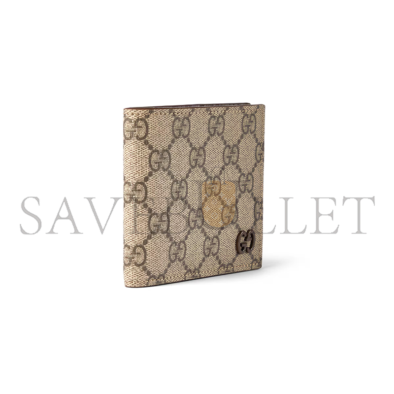 GUCCI BROWN INTERIOR GG BI-FOLD WALLET 768243 (21*9cm) GUCCI BROWN INTERIOR GG BI-FOLD WALLET 768243 (21*9cm)